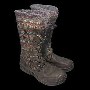 ROCKET DOG Suri Horizon Knit Tall Trail Boots, Size 7.5